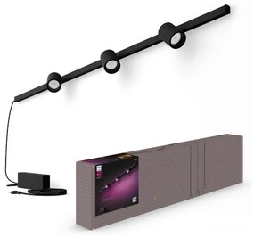 Philips-ZESTAW 3xLED RGB Ścienialne oświetlenie do systemu szynowego Hue LED RGB/15,6W/230V
