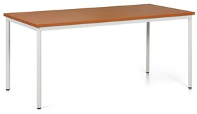 Stół do jadalni TRIVIA, szara konstrukcja, 1600 x 800 mm, czereśnia