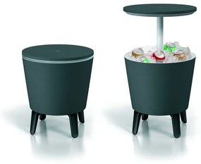 Plastikowy okrągły stolik ogrodowy z pojemnikiem na lód ø 49,5 cm Cool – Keter