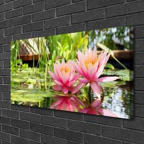 Obraz drukowany na płótnie Wykwintny Ogród Kwiatowy