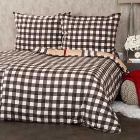 4Home Pościel flanelowa Kostka, 160 x 200 cm, 70 x 80 cm