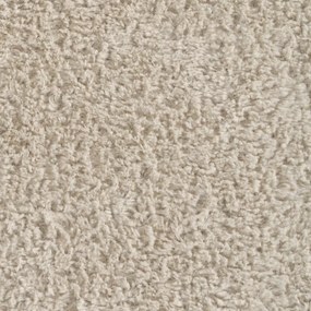 Beżowy puf z materiału bouclé – Ixia