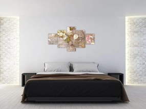Obraz - Ozdoba kwiatowa (125x70 cm)