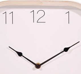 Zegar z ramką z imitacji drewna