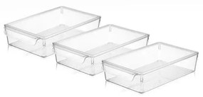 Plastikowy organizer do lodówki 3 szt. – Hermia