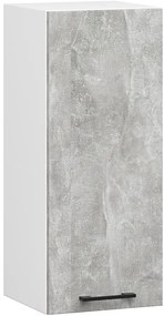 Wąska górna szafka kuchenna beton 30 cm B4-P24