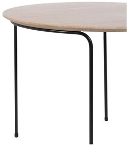 Okrągły stolik z blatem w dekorze dębu ø 60 cm Nude – Ixia