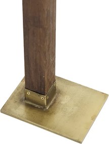 Industrialna lampa podłogowa brązowa z mango - Mangoes