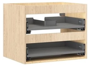 Mexen Box-A korpus szafki podumywalkowej 60 cm, 2 szuflady, dąb - 91AX0-0600-470-2-81