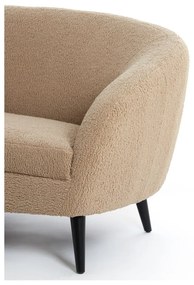 Jasnobrązowa sofa z materiału bouclé 160 cm Almond – Light &amp; Living