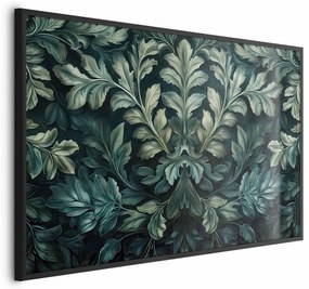 Plakat Wiktoriańskie liście 60x40 cm z ramą czarną bez marginesu ARTGEIST B