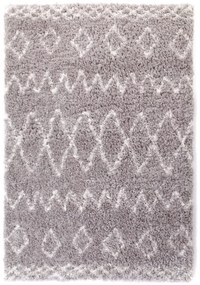 Dywan poliestrowy Dream Romby Szary 80 cm x 150 cm