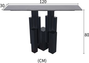 Designerska konsola Modig M20, blat ze spieku 120 cm
