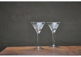 Zestaw 4 kieliszków do koktajli ze szkła z recyklingu Nkuku Mila