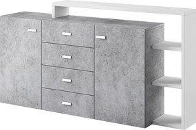 Komoda BOTTEGA 180 cm do Salonu Sypialni Biały