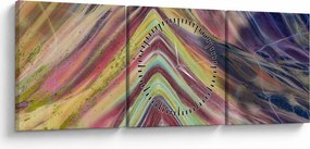 Obraz - Panorama (z zegarem) (90x30 cm)