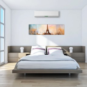 Obraz - Obraz wieży Eiffla (170x50 cm)