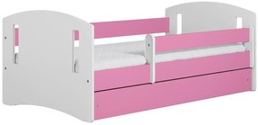 Łóżko dla dziewczynki z barierką 80x180 C9-A83