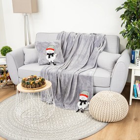 4Home Świąteczny koc Frosty Snowman, 150 x 200 cm