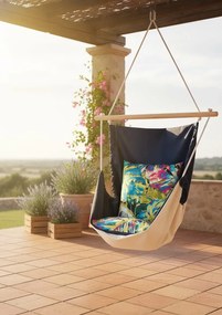 Granatowa Huśtawka Na Balkon C2-F87