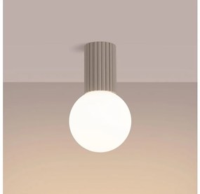 Sollux SL.1743 - Plafon łazienkowy HALO 1xG9/8W/230V IP44 beżowy