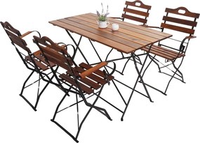 Zestaw do ogródka piwnego MCW-J40,  brązowy