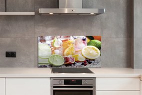 Szklany Panel Owocowe Koktajle w Słoikach