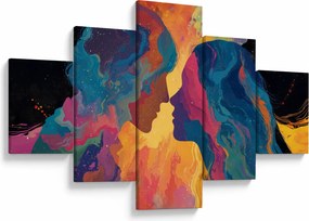 Obraz - Kosmiczna miłość (125x70 cm)