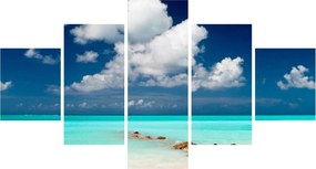 Obraz - Tropikalna plaża (125x70 cm)