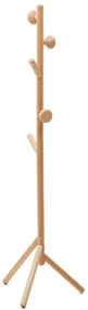 Wieszak z litego drewna bukowego w naturalnym kolorze 46x170 cm Nadue – Kave Home