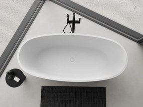 Mexen Torino wanna wolnostojąca z konglomeratu 175 x 78 cm, biała mat - 57271757800