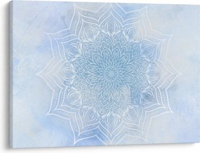 Obraz - Zimowa mandala (70x50 cm)