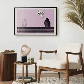 Plakat Zaloty 42x29,7 cm z ramą czarną z marginesem ARTGEIST B