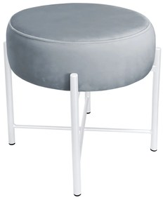 Taboret Pola noga metalowa biała BL06