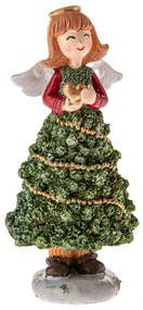 Świąteczny aniołek 12,5 cm, polyresin