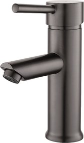 Deco bateria umywalkowa niskie szary metaliczny - Essebagno