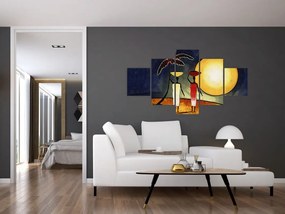 Obraz starożytnego obrazu (125x70 cm)