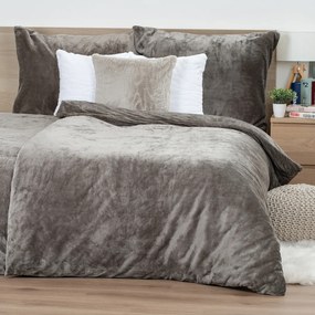 4Home pościel mikroflanela, szary, 140 x 220 cm, 70 x 90 cm