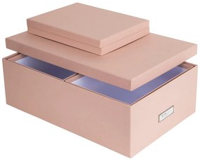 Kartonowe pojemniki z pokrywką zestaw 3 szt. Inge – Bigso Box of Sweden