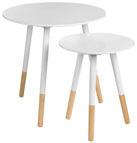 Okrągłe stoliki zestaw 2 szt. ø 48 cm Viborg – Premier Housewares