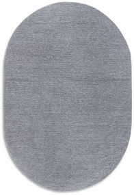 Dywan wełniany Villeroy & Boch szary owal 160 cm x 230 cm