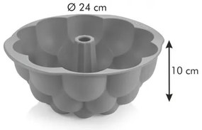 Tescoma Forma na babkę wysoka DELÍCIA SiliconPRIME, 24 cm