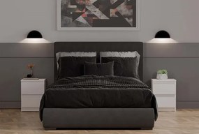 Komplet 2 białych szafek nocnych E3-M58