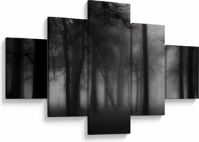 Obraz - Las we mgle (125x70 cm)