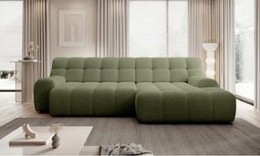 Narożnik COCOON S w układzie L z elektryczną regulacją siedziska Prawostronny w tkaninie JAGUAR 12