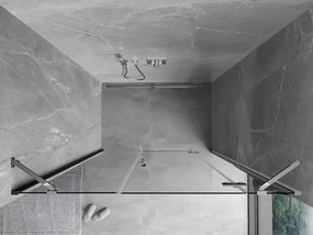 Mexen Mist-H drzwi prysznicowe uchylne prawe 150 cm, transparent, chrom - 8A5-150-001-01-00-P