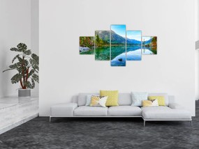 Obraz - Jezioro Hintersee (125x70 cm)