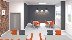 Krzesło szkolne dla uczniów C-Line rozmiar 3-6