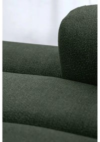 Ciemnozielony narożnik (lewostronny/z szezlongiem) Shell – Miuform