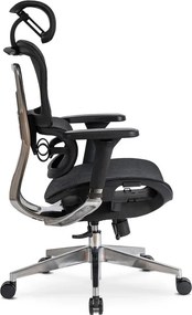 Fotel Biurowy Ergonomiczny Obrotowy NINO Czarny Nowoczesny